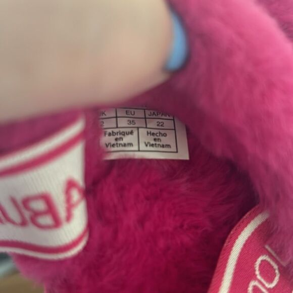 Koolaburra UGG hot pink YOUTH size 3 girl slippers - Picture 5 of 6